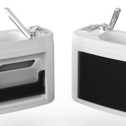 Swivel washbasin