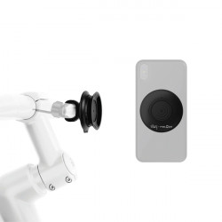 Universal magnetic phone holder for bicycles, strollers, etc.