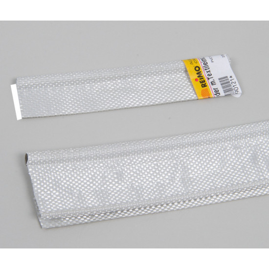 Double keder with textile Ø7.5 to 4.5mm for insertion of awning or sunshade