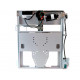 Electric TV mount, extends downwards