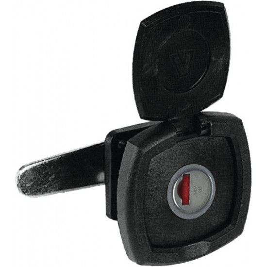 Flap lock - Square - Black