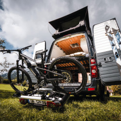 Strada EVO RV bicycle carrier – Ideal for barn doors and large tailgates