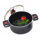 Camping cooking pot Exclusive 24cm black without lid