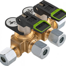 Manifold block - Short - Quick-connect valve