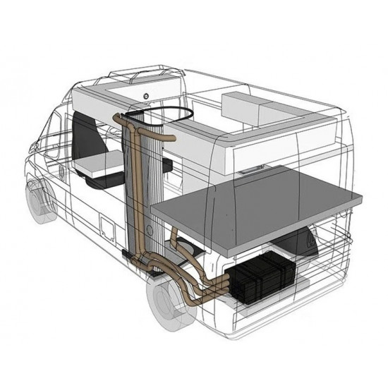 230 V E-Space storage compartment air conditioner