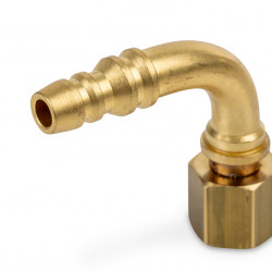 90° nozzle complete with nut