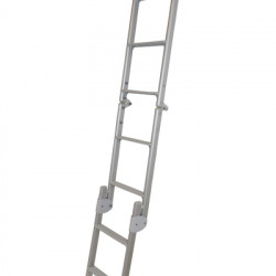 Access ladder for sleeping lofts or bunk beds, 3-step folding ladder with 7 steps