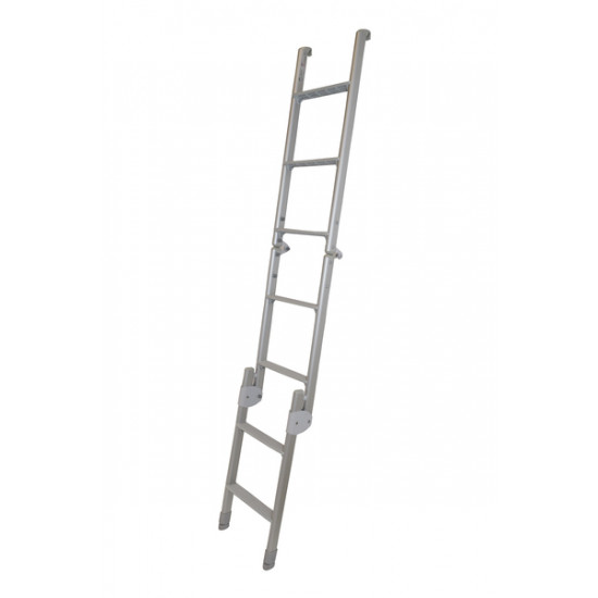 Access ladder for sleeping lofts or bunk beds, 3-step folding ladder with 7 steps