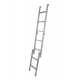Access ladder for sleeping lofts or bunk beds, 3-step folding ladder with 7 steps
