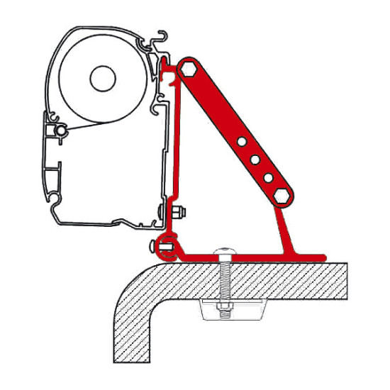 FIAMMA Roof adapter kit for alcove vehicles