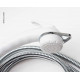 Water outlet with pre-mixer and shower, white - without lock