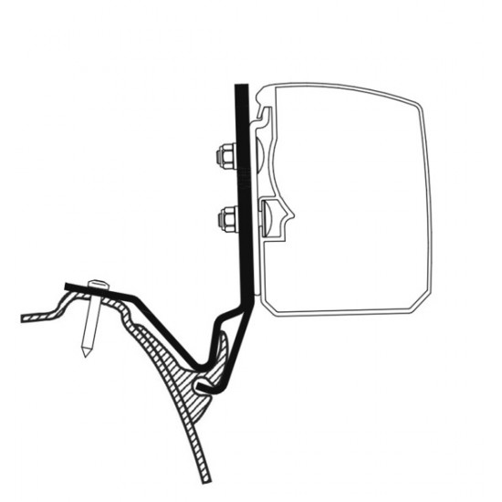 Awning adapter Westfalia Kepler One/Five/Six