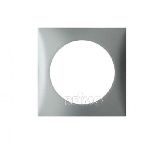 Berker single socket frame, matte chrome, loose