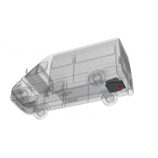 Wastewater tank for Ford Transit from 2015 onwards - 90 l