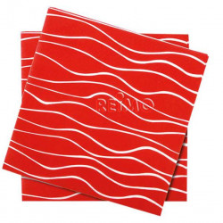 Napkins, red, 165x165mm, 20 pieces