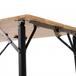Bamboo table GLENDALE 80