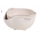 Camp4 bowl with sieve and rotating function