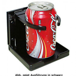 Carbest Ben can holder with adjustable bracket, grey