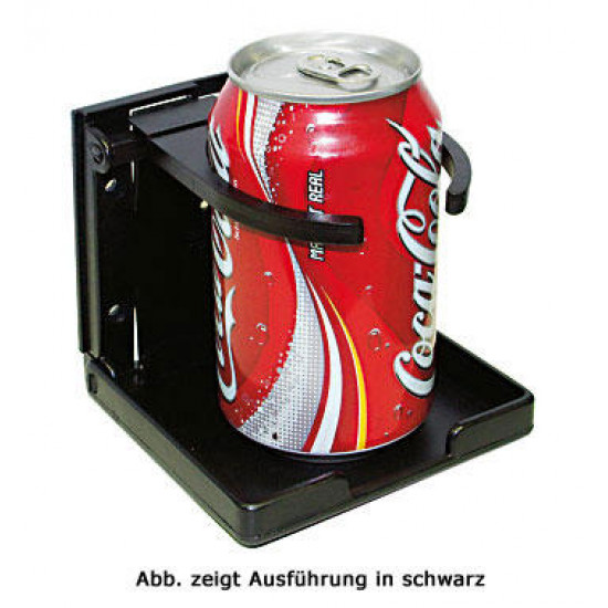 Carbest Ben can holder with adjustable bracket, grey