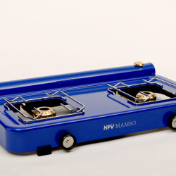 Mambo spirit stove, 2 burners, blue, 2x1 kW
