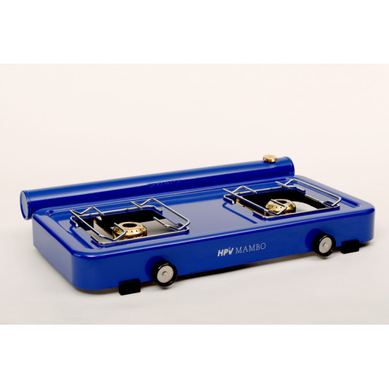 Mambo spirit stove, 2 burners, blue, 2x1 kW