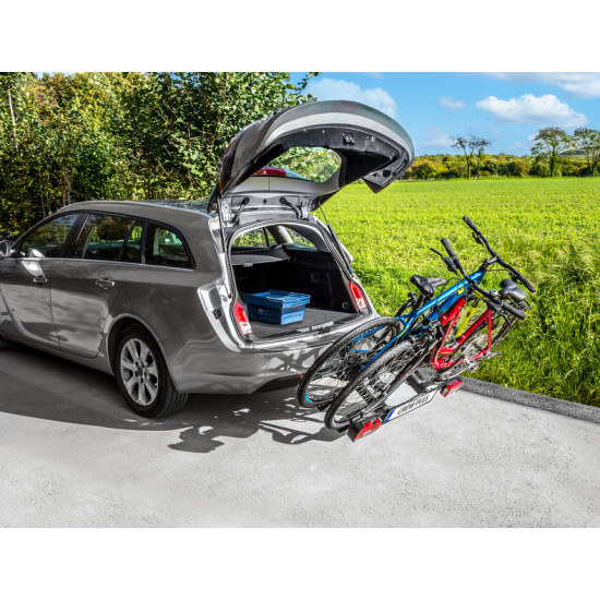EUFAB CROW PLUS bicycle carrier for towbar, for 2 bikes