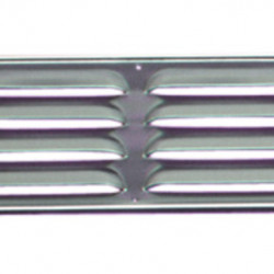 Louvered panel - for refrigerator ventilation