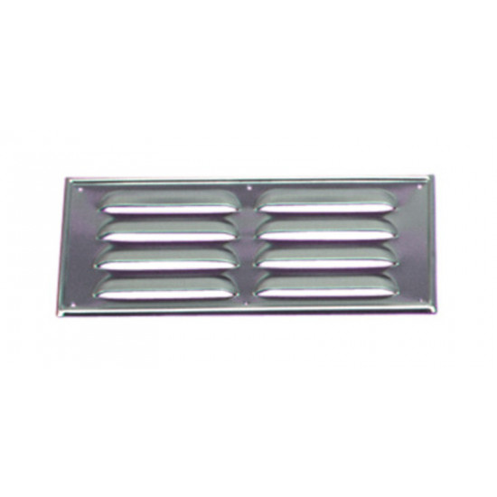 Louvered panel - for refrigerator ventilation