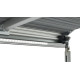 W 2900 x Abstract 2500m FIAMMA F80S roof awning, Housing color white, Fabric color royal grey