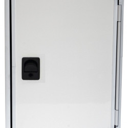 Prefabricated caravan door in System 2000, white