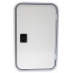 Prefabricated caravan door in System 2000, white