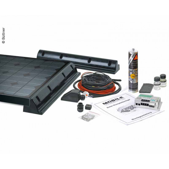 Solar systems for caravans - complete systems from the MT series "Black Line"