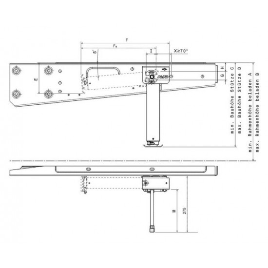 AL-KO ClickFix leveling jacks - mechanical