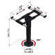 Single-column lifting table 342 - 712 mm