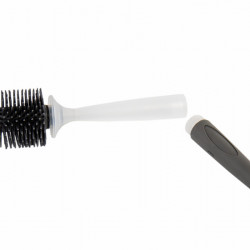 Silicone toilet brush - White / Grey