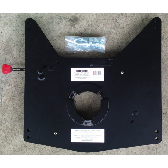 Swivel base passenger seat for Renault Trafic X83 and Opel Vivaro A