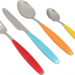 Rainbow cutlery set, 16 pieces