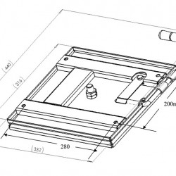 Universal swivel base for Sportscraft seat (without TÜV certification)