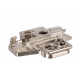 Cross mounting plate 2 mm high