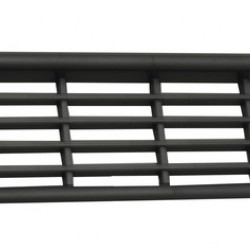 Furniture ventilation grille - Oval - Silver