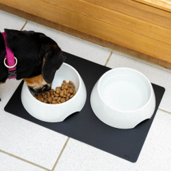 Silwy Dog Bowl Set, Porz.