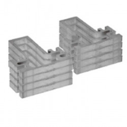 Spacer plate set for Alko Vario III/AC chassis up to 1700kg total weight