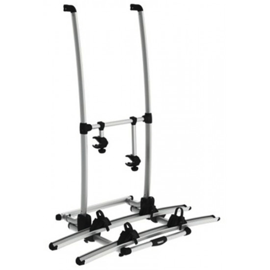 Excellent Standard black aluminum rear carrier, suitable for e-bikes, 2 bikes
