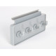 Hook strip for keder rail