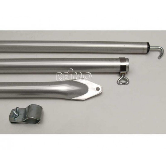 Roof hook pole 165-250 cm, aluminum, Ø32 mm