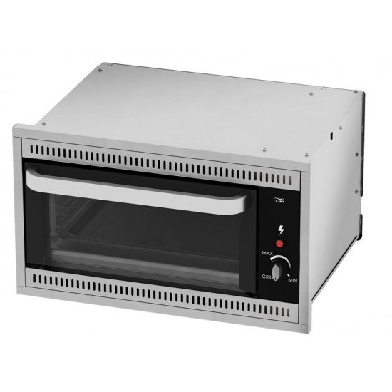 Compact, high-quality 12V built-in gas oven with grill F02010