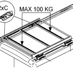 Roof rails for Fiat Ducato from 2007 onwards
