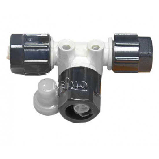 T-piece with 3 screw connections