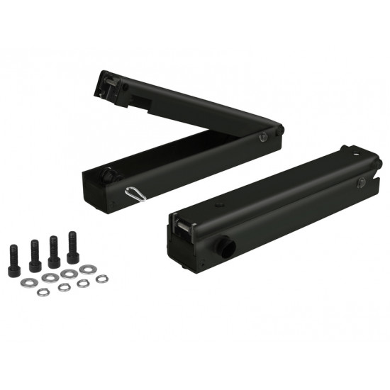 LAS adapter for BC260 towbar-mounted bicycle carriers, black