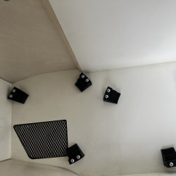 Expanded metal sheet - steel - 60 x 100 cm